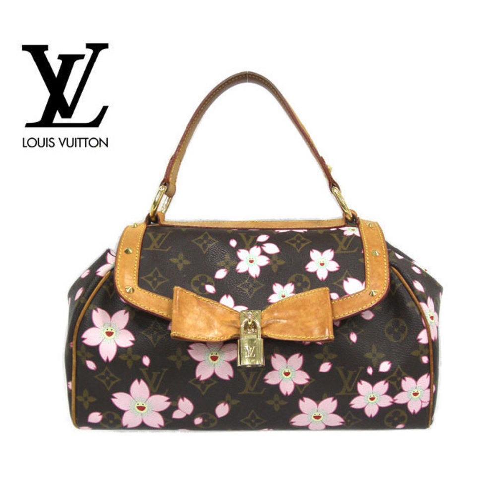 Louis Vuitton Cherry Blossom Sac Retro Handbag Canvas Multicolor